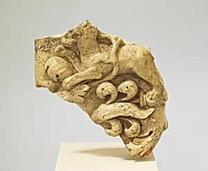 Marble relief fragment by Unknown Artist