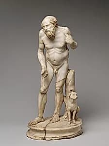 Marble statue of Diogenes by Unknown Artist