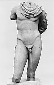 Marble statue of Hermes by Unknown Artist