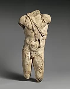 Marble statuette of young Dionysos by Unknown Artist
