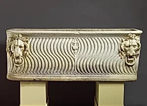 Marble strigilated sarcophagus by Unknown Artist