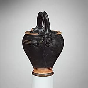Miniature terracotta situla (bucket) by Unknown Artist