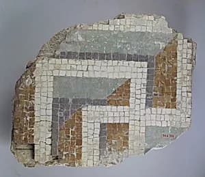 Mosaic floor fragment by Unknown Artist