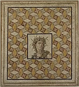 Mosaic floor panel by Unknown Artist