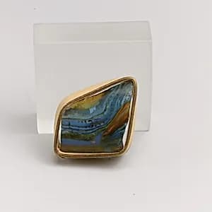 Mosaic glass fragment by Unknown Artist