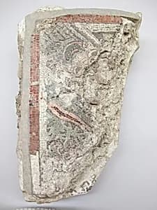 Mosaic of a mask by Unknown Artist
