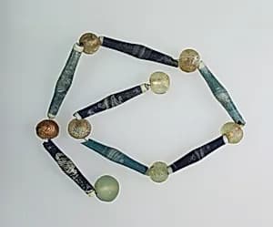 Necklace with 15 beads by Unknown Artist