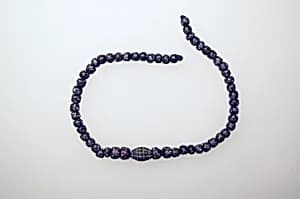 Necklace with 54 millefiori beads by Unknown Artist