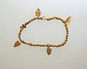 Necklace with palmette pendants by Unknown Artist