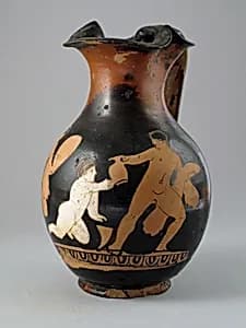Oinochoe, chous by Painter of the Ferrara Choes