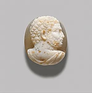 Onyx cameo bust of Caracalla by Unknown Artist