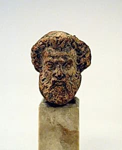 Portrait head of philosopher ? by Unknown Artist