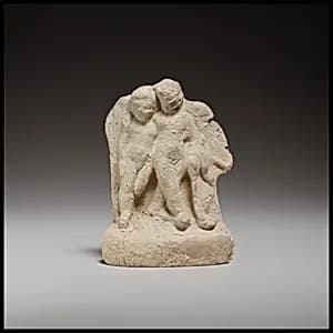 Relief with two nude girls by Unknown Artist