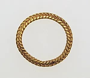 Ring, plaited by Unknown Artist
