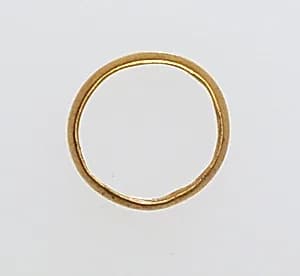 Ring with hollow hoop by Unknown Artist