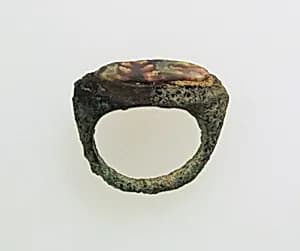 Ring with millefiori by Unknown Artist