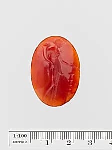Sard oval by Unknown Artist