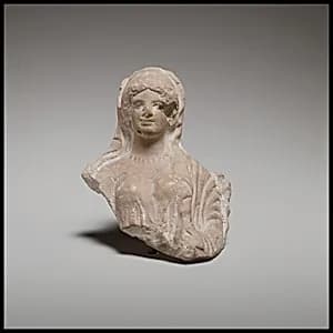 Seated goddess (Aphrodite?) by Unknown Artist