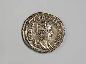 Silver antoninianus of Philip I by Unknown Artist