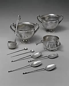 Silver cochlear (spoon) by Unknown Artist