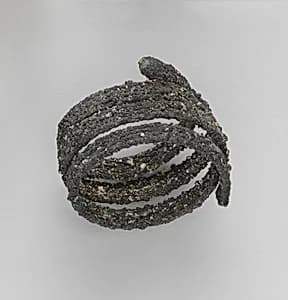 Silver spiral by Unknown Artist