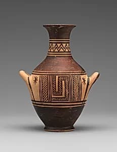 Small terracotta amphora (jar) by Unknown Artist