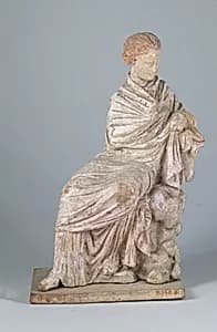 Statuette of a girl by Unknown Artist