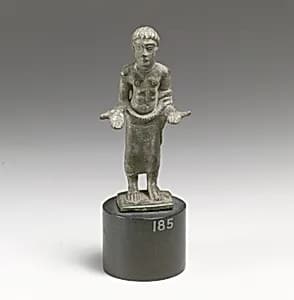 Statuette of a man by Unknown Artist