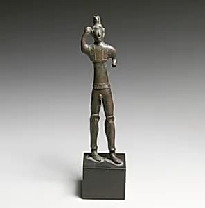 Statuette of a warrior by Unknown Artist