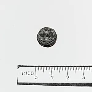 Steatite reel-shaped seal by Unknown Artist