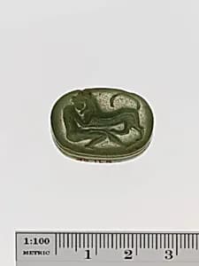 Steatite scaraboid seal by Unknown Artist