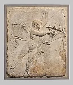 Stucco relief panel by Unknown Artist