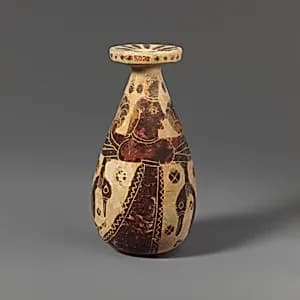 Terracotta alabastron (perfume vase) by Potnia Painter