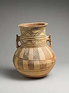 Terracotta amphora by Unknown Artist