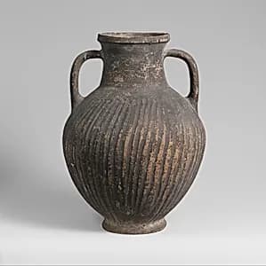 Terracotta amphora (jar) by Unknown Artist