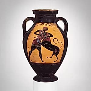 Terracotta amphora (jar) by Group of Brussels R 243