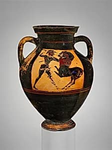 Terracotta amphora (jar) by Unknown Artist