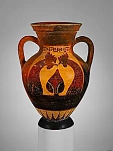 Terracotta amphora (jar) by Ivy Leaf Group