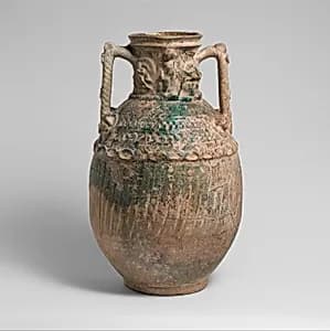 Terracotta amphora (two-handled jar) by Unknown Artist
