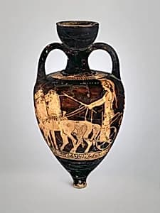Terracotta amphoriskos (flask) by Unknown Artist