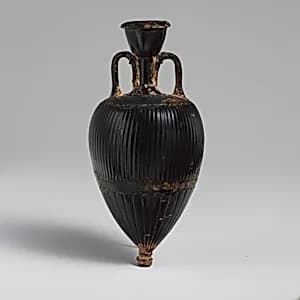 Terracotta amphoriskos (oil flask) by Unknown Artist