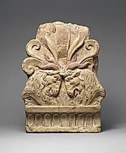Terracotta antefix by Unknown Artist
