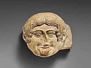 Terracotta antefix (roof tile) by Unknown Artist