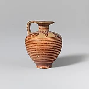 Terracotta aryballos (oil flask) by Unknown Artist