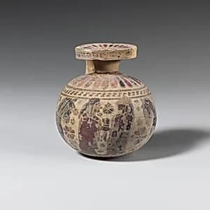 Terracotta aryballos (oil flask) by Unknown Artist