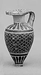 Terracotta aryballos (perfume vase) by Unknown Artist