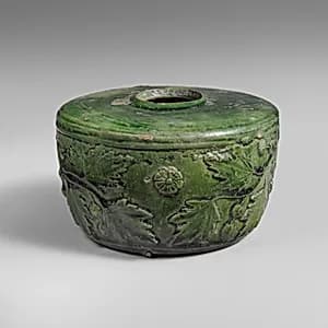 Terracotta atramentarium (inkwell) by Unknown Artist