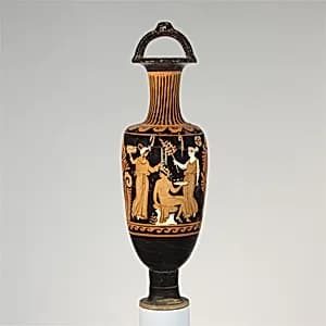 Terracotta bail-amphora (jar) by APZ Painter