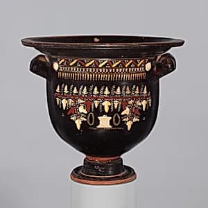 Terracotta bell-krater (mixing bowl) by Unknown Artist