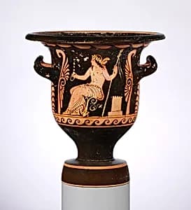 Terracotta bell-krater (mixing bowl) by Python